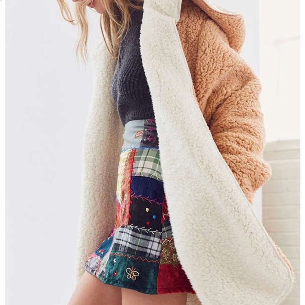 Urban Outfitters Reversible Magnolia Coat